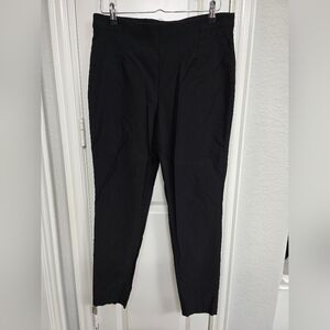 Elle Black Tapered Ankle Pants